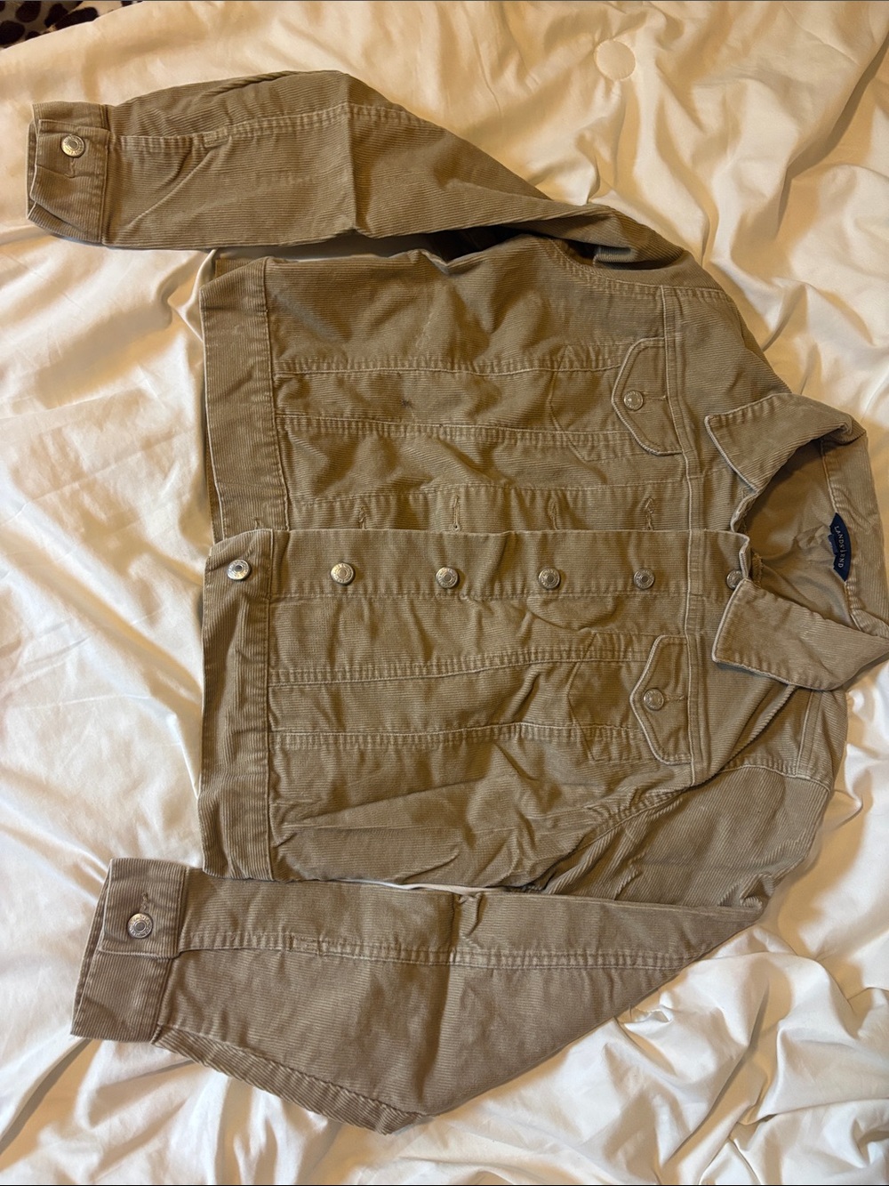 Lands' End woman’s Corduroy Jacket in Khaki